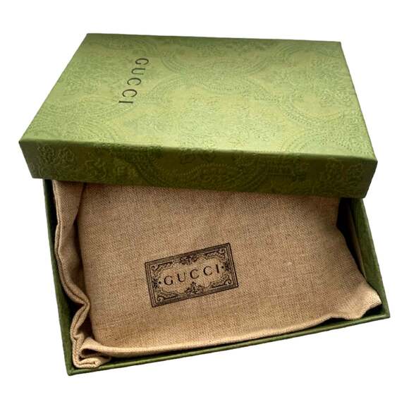 Gucci GG Supreme Coated Canvas Blue Emblem Coin Wallet